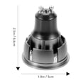 thumbnail image 2 of 1Pack Black Round Modern Wax Warmer Bulb for Aromatherapy Home Use 2.5x2in, 2 of 8