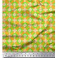 thumbnail image 1 of Soimoi Rayon Fabric Dot,Circle & Honeycomb Design Geometric Print Fabric by Yard 56 Inch Wide, 1 of 3