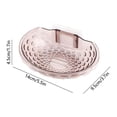 thumbnail image 3 of MTBLYS Soap Box Rack Non Perforated Soap Holder 5.51 X 3.74 X 1.77 Inch Plastic Bathroom Organizer Wall Mounted Drainage Storage, 3 of 6
