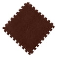 thumbnail image 1 of Coffee Kids Play Mat Foam Puzzle Floor Tiles Soft Interlocking Eva Mat For Playroom And Nursery 30X30X1Cm Square Rug Mats For Kids Play Area In Coffee, 1 of 4