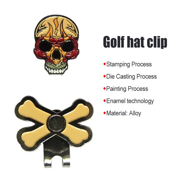 Golf Accessories Professional Easy to Use Portable Multi-purpose Convenient Small Golf Ball Marker Creative Golf Markers for Adults Children Women Men