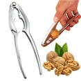 thumbnail image 1 of Nut Cracker Tool, Pecan Cracker Tool, Metal Walnut Clip, Heavy Duty Nut Clip, Nut Kitchen Clip, 1Pcs Seafood Crackers Tools, Hazelnut Tool Clip, Silver 5.75x1.26 Inch, 1 of 6