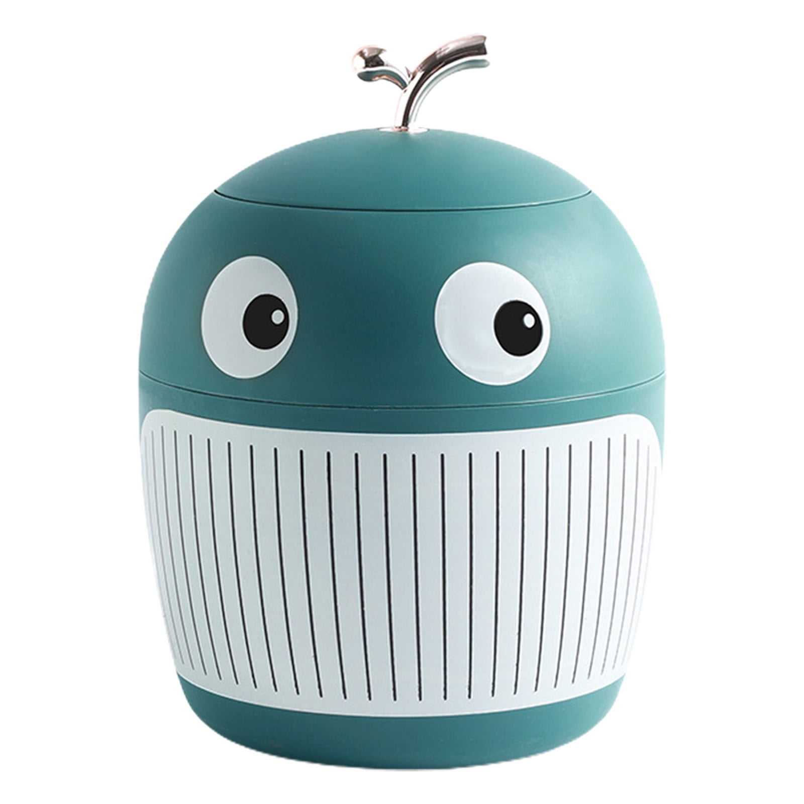 Birdeem Little Desktop Garbage Bin with Lid Cute Garbage Bin Portable Garbage Bin Home Office Household Garbage Bin Household Cleaning Tools Living Room