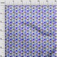 thumbnail image 3 of oneOone Cotton Poplin Medium Blue Fabric Geometric Craft Projects Decor Fabric Printed By The Yard 42 Inch Wide, 3 of 4
