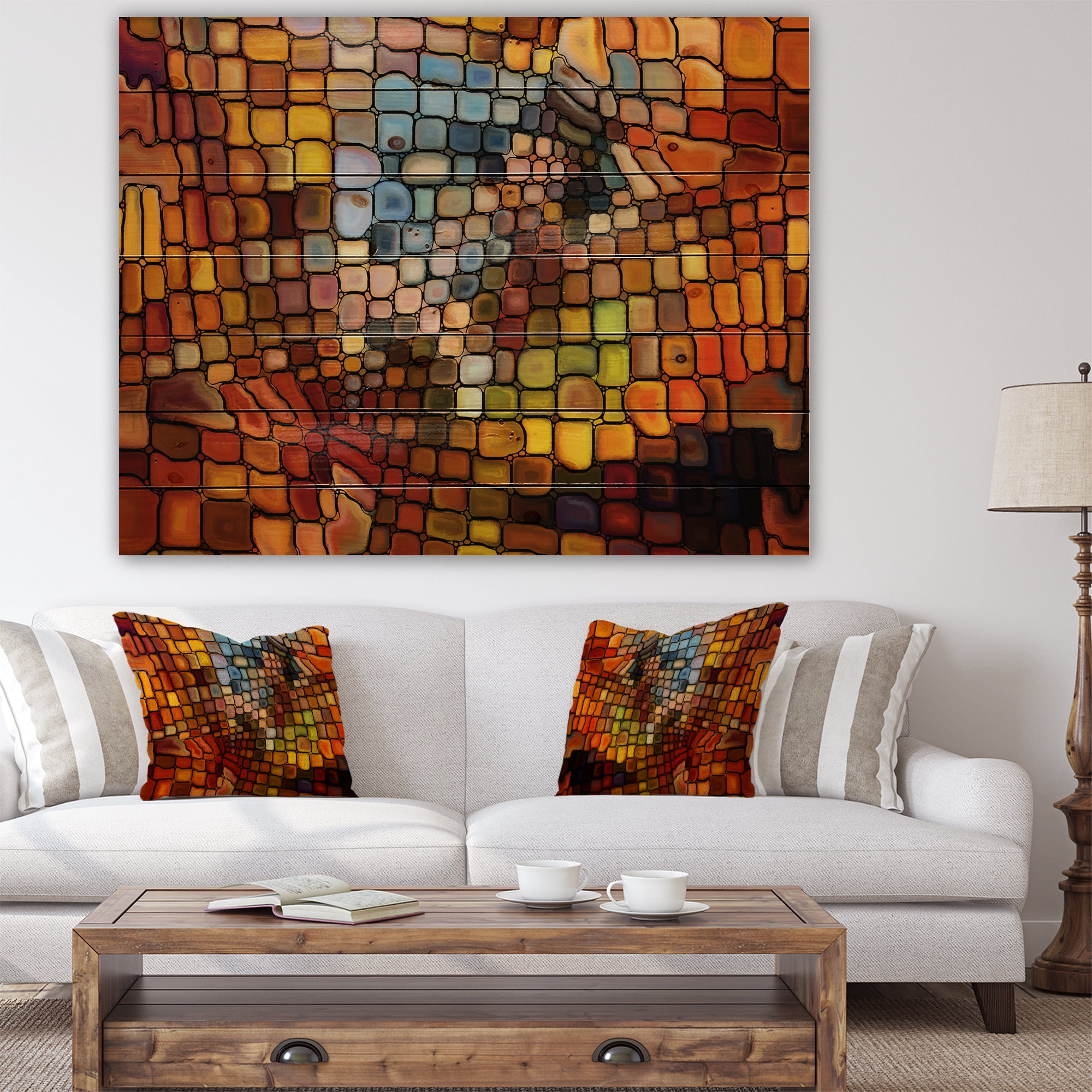Impression sur toile « Dreaming Of Stained Glass » Design Art
