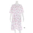 thumbnail image 1 of Robe Dos Croisé en Flanelle Adaptative pour Femmes (Petit, Chenilles et Papillons - 12), 1 of 1