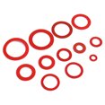 thumbnail image 4 of 600pcs Red Vulcanised Fibre Washer Gasket Round Insulation Paper Red Steel Paper Assortment Kits, 4 of 11