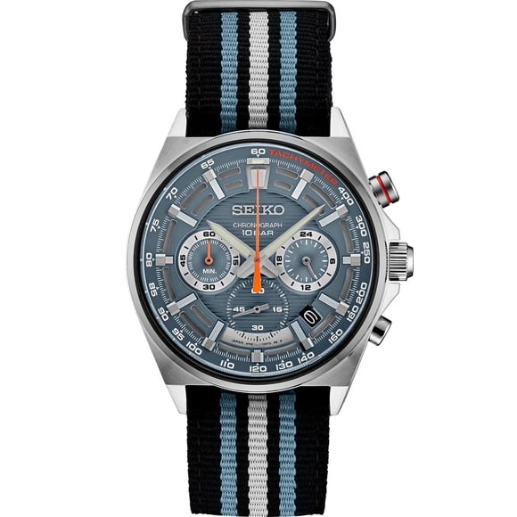 Seiko Chronograph Quartz Blue Dial Men's Watch SSB409P1