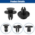 thumbnail image 3 of Unique Bargains 10 Pcs Bumper Cover Push Type Retainer Clips Fit for Infiniti EX35 2003-2012 No.0155305933/01553-05933, 3 of 7