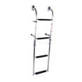 thumbnail image 3 of fastboy Boat Ladder Metal Heavy Duty Under Platform Slide Mount Boat Boarding Ladder 3 Steps silver 4 Steps, 3 of 6