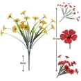 thumbnail image 3 of TopLLC Artificial Flowers, Fake Flowers Simulation Violet Artificial Flowers Outdoor Protection Artificial Flowers Garden Decoration Artificial Flowers artificial flowers, 3 of 4