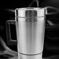 thumbnail image 2 of Car Heating Kettle, Simple 12V 300Ml Portable in Car Coffee Maker Tea Pot Vehicle Heating Cup Lid Outdoor Water Bottle Electric Tea Kettle,1 x Car 12V Bottle Heater Cup,silver, 2 of 5