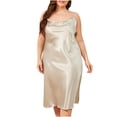 thumbnail image 2 of JDQJBZ Ladies Nightgowns Plus Size Sleeveless Sleep Gown Home Wear, 2 of 4