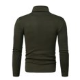 thumbnail image 3 of RKSTN T-Shirts à Manches Longues pour Hommes Col Roulé Hauts Unis Automne Hiver Doux Extensible Blouse de Base Hauts, 3 of 6