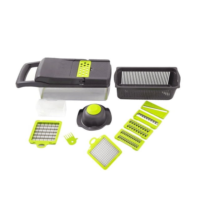AMERTEER Fullstar Vegetable Chopper Food Chopper Dicer with 7 Blades