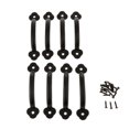 thumbnail image 2 of Metal Cabinet Knobs Metal Cupboard Door Handles Drawer Pulls 8Pcs Hardware , Black, 2 of 8