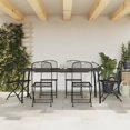 thumbnail image 1 of vidaXL 7 Piece Garden Dining Set Anthracite Metal Mesh, 1 of 5