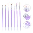 thumbnail image 4 of Miangastore Fingernail Brush 7 Pcs Violet Nail Art Brushes for Professional Use, 4 of 9