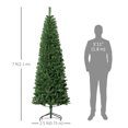 thumbnail image 3 of HOMCOM 7FT Artificial Christmas Tree with Automatic Open for Home Green, 3 of 10