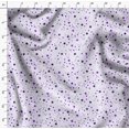 thumbnail image 4 of Soimoi Purple polyester Crepe Fabric Stars Star Printed Fabric 1 Yard 52 Inch Wide, 4 of 6