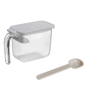 SDNall Pots avec Couvercles, Bols avec Couvercles, Boîte d'Assaisonnement Pots à Condiments avec Cuillères Bol à Sucre avec Couvercle et Cuillère Cellier Pot à Sucre Pot de Service d'Assaisonnement Bol d'Assaisonnement Ménager