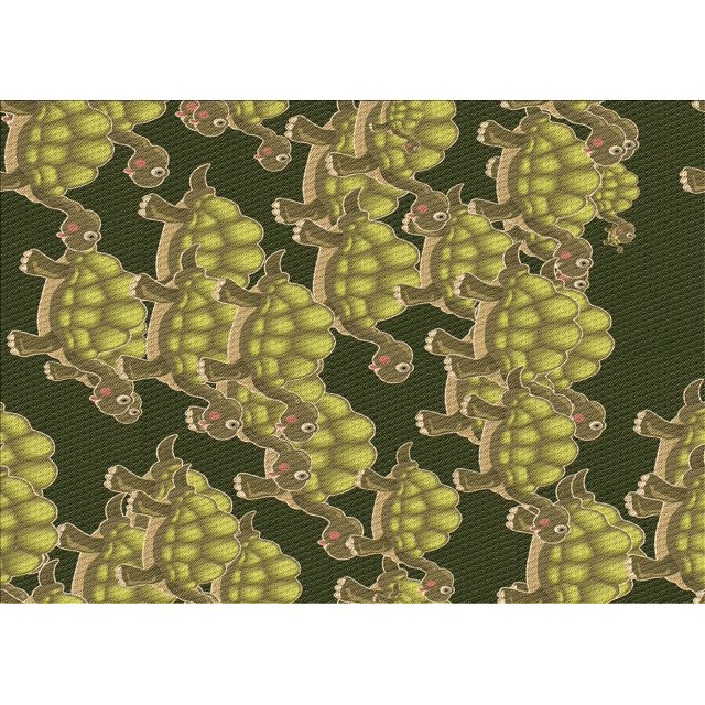 Ahgly Tapis Rectangulaire Lavable en Machine Intérieur Transitionnel Marron Chocolat, 4 Pieds x 6 Pieds