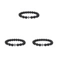 thumbnail image 3 of Redempat Fashionable And Comfortable To Wear Unisex Beaded Bracelets For Everyday Chic Frosted 3Set, 3 of 6