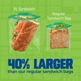 thumbnail image 3 of Ziploc® XL Sandwich Bags with Grip 'n Seal Technology, 3 of 9