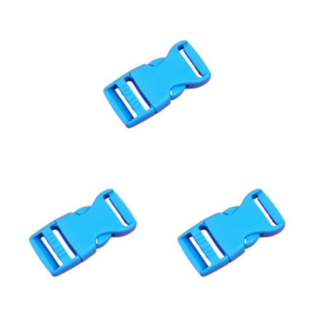 Transemion 10pcs Clasp Belt Buckles Designed To Life Easier Wherever Are Multi-Color lake blue 3Set