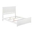 thumbnail image 3 of Nantucket Queen Wood Foundation Bed with Matching Footboard in White, 3 of 6