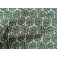 thumbnail image 4 of oneOone Tissu Popeline de Coton Feuilles & Floral Imprimé au Mètre 56 Pouces de Large, 4 of 4