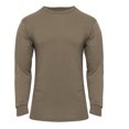 thumbnail image 1 of Rothco T-Shirt à Manches Longues Uni - Marron, 1 of 4