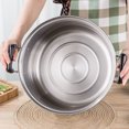 thumbnail image 3 of Stainless Steel Steamer Pot, Safe Gas Stove Steamer Pot 2 Tier  for Kitchen, 3 of 8