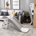 thumbnail image 4 of Compact Foldable Kids Slide with Climbing & Play Functions - Safe Indoor Toddler Playground Equipment for Home Use, White Grey Design, Multi-Functional Children's Activity Toy for Small Spaces, 4 of 6