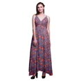 thumbnail image 1 of Bimba Robe Longue de Villégiature à Imprimé Floral pour Femmes, à Cordon, Bretelles Spaghetti, Tenue de Plage - Xxx-Grand, 1 of 1