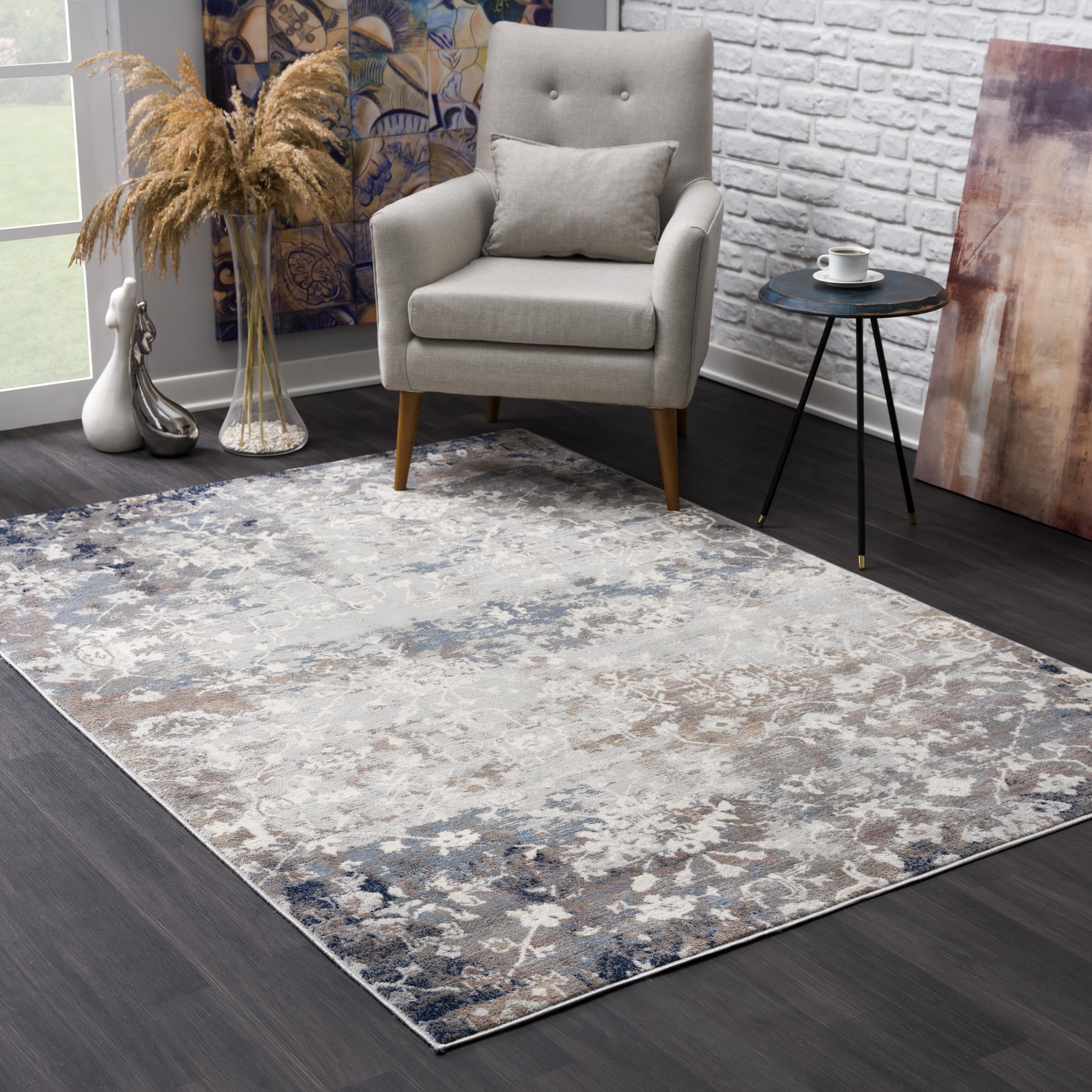 Rug Branch Havana Collection Tapis traditionnel en détresse.