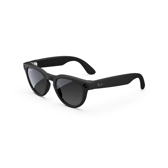 Ray-Ban Meta Headliner (Gen 2) Smart Glasses with AI, Photo, Video, Audio & Messaging | Matte Black/ Gradient Graphite (Polarized) Size – Standard, Fit – High Bridge – Open Box