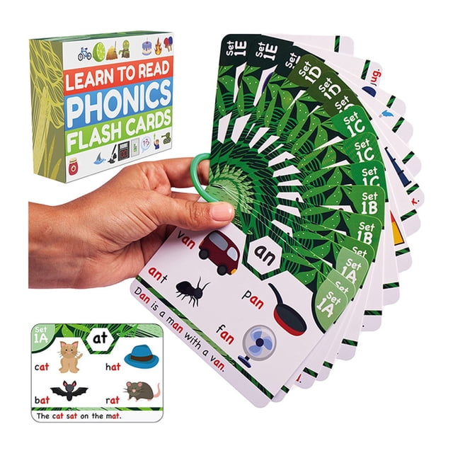 IMENGL Phonics Cards Learn To Read In 20 Stages Games For Kids Ages 4 8 Kindergarten First Second Grade Homeschool Educational Study Activity Activities for Toddlers 1-3,Toddler Magnets for Refriger