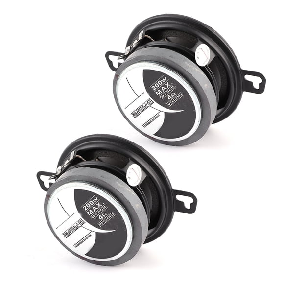AMONIDA 2pcs 3.5in 200W Coaxial Speaker Tweeter Stereo Music Hifi Loudspeaker For Auto Audio System,Car Tweeter,Car Horn