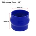 thumbnail image 3 of Unique Bargains 51mm 2' ID Straight Silicone Reducer Hose Coupler Intercooler Tube Red for Car Intercooler Intake Piping, 3 of 6