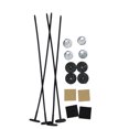 thumbnail image 4 of MasteelfCA 2 Set Car Fan Refitting Parts Universal Electric Cooling Radiators Accessory Auto Modification Fan Mounting Kit Car Fan Accessory for Car (Black), 4 of 8
