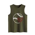 thumbnail image 2 of LSLJS Women Spaghetti Strap Tank Tops Ladies Summer Fashion Solid Color Baseball Print Pattern Sleeveless Vest Top T-shirt, 2 of 4