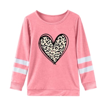 PMVFHDE Jolis Hauts d'Été pour Filles Hauts d'Été pour Fille T-Shirts pour Filles Hauts d'Été pour Filles 2025 Hauts d'Été pour Fille T-Shirt à Manches Longues pour Filles Haut à Col Rond pour Enfants Tunique T-Shirt pour Filles A,2-3 Ans