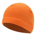 thumbnail image 1 of Winter Fleece Hat Windproof Warm Sport Cycling Running Ski Cap (Orange), 1 of 5