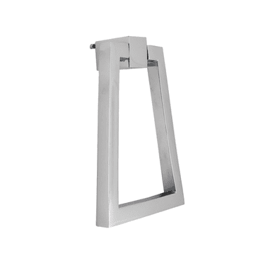 Ring Pull Triangle 2" x 3" x 4" Cabinet Handle – Solid Sand Cast Brass Drop Pull, Brushed Brass, Satin Nickel, Polished Nickel, Chrome – Modern Drawer & Furniture Hardware