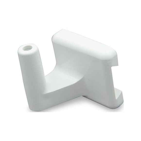 B&B Molders Shower Head Mount 94201 Use With Exterior Shower Part Numbers 94195/94196/5M102-A/5M103-A; Polar White; UV And Impact Resistant; B&B Cross Reference QQ-HKPW-A