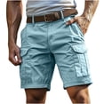 thumbnail image 3 of LIBRCLO Shorts Cargo pour Hommes avec Multiples Poches, Légers, Décontractés, de Plein Air, de Travail, pour la Randonnée et le Golf, 3 of 6