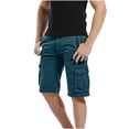 thumbnail image 2 of Yuyuzo Shorts Cargo pour Hommes avec Multiples Poches Coupe Classique Décontractée Été Plein Air Randonnée Tactique Entraînement Salopettes Shorts, 2 of 6