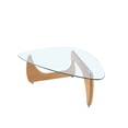 thumbnail image 4 of Heavenly Collection Wood Appearance Coffee Table for Living Room, Modern Rectangular Center Table, 4 of 10
