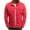Red, variant on Fall Winter Savings Miqool Men's Slim Fit Denim Jacket Classic Long Sleeve Button Down Jean Jacket Vintage Washed Denim Trucker Jackets with Pockets